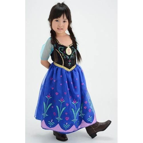 Костюм для девочек Disney Frozen Anna Song Musical Dress для девочек! Светится! 100см-110см