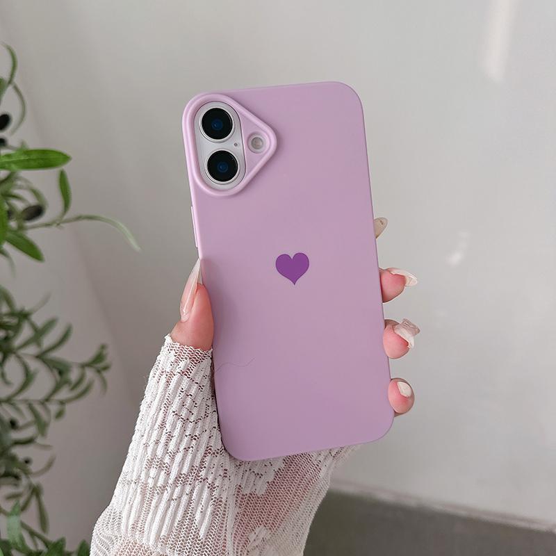 Love Candy Color Silicone Soft Case For iPhone 16 16E 15 14 13 12 11 Pro XS Max X XR Plus Ultra Thin Matte Back Cover Caso Shell