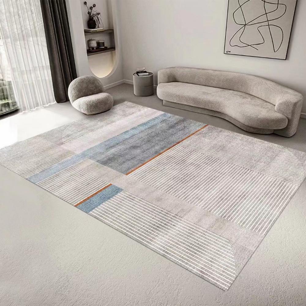 Ковер Nordic Geometric Crystal Velvet для гостиной, большой площади, ковер для дома, нескользящий и устойчивый к грязи, коврик для дивана, стола