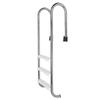Pool 3Step Ladder Safety NonSlip Stair Pedal Stainless Steel Steps Swimming Bath Equipment