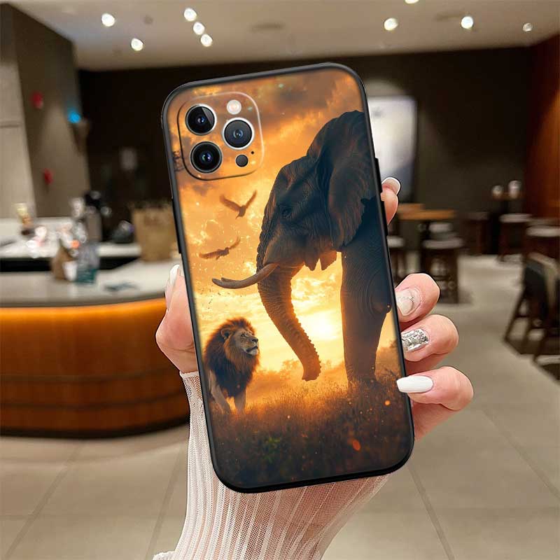 RE5 Животное Слон Новый Высококачественный Чехол для Телефона для iPhone SE X XS XR 16E 17 11 Pro Max 8 7 6 6s Plus Air