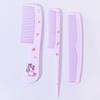 Mini portable cartoon cute little comb, gently combing hair, portable design travel friendly, suitable for all types of hair
