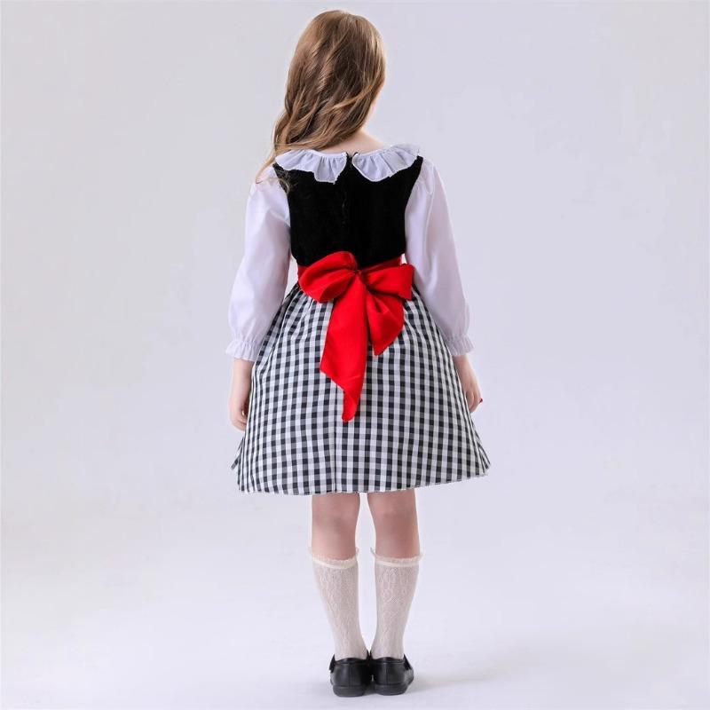 New Little Red Riding Hood Fairy Tale Little Red Riding Hood and the Big Bad Wolf Play Costume Red Dress Hooded Cloak
