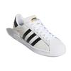 adidas Superstar White Black Мужские кроссовки Cloud-White Core-Black Gold-Metallic FV0322