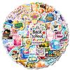 50 High-Value Creative School Season Graffiti Stickers Students Must Be Cute Waterproof Non-Repeating Stickers