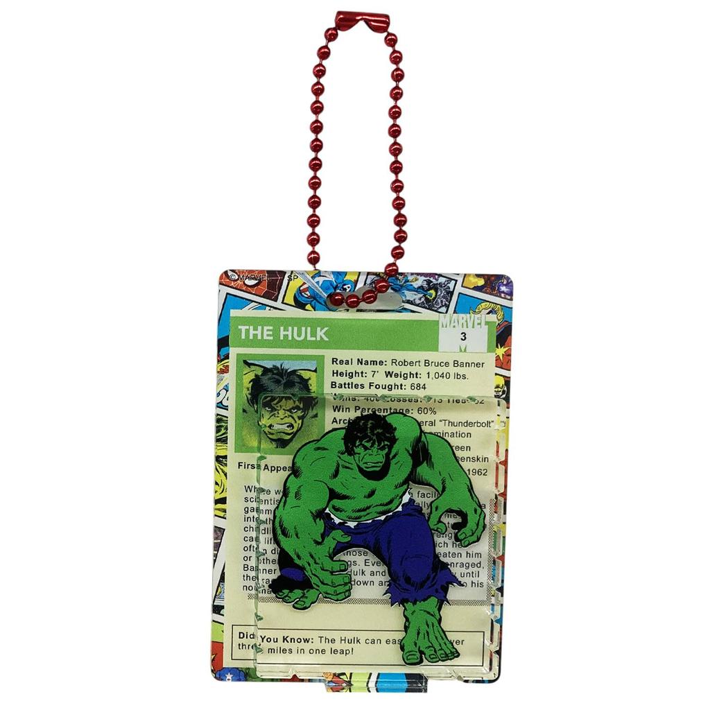 Small Planet Marvel Figures/Blind Blister-Style Acrylic Keychains, Complete Set of 10