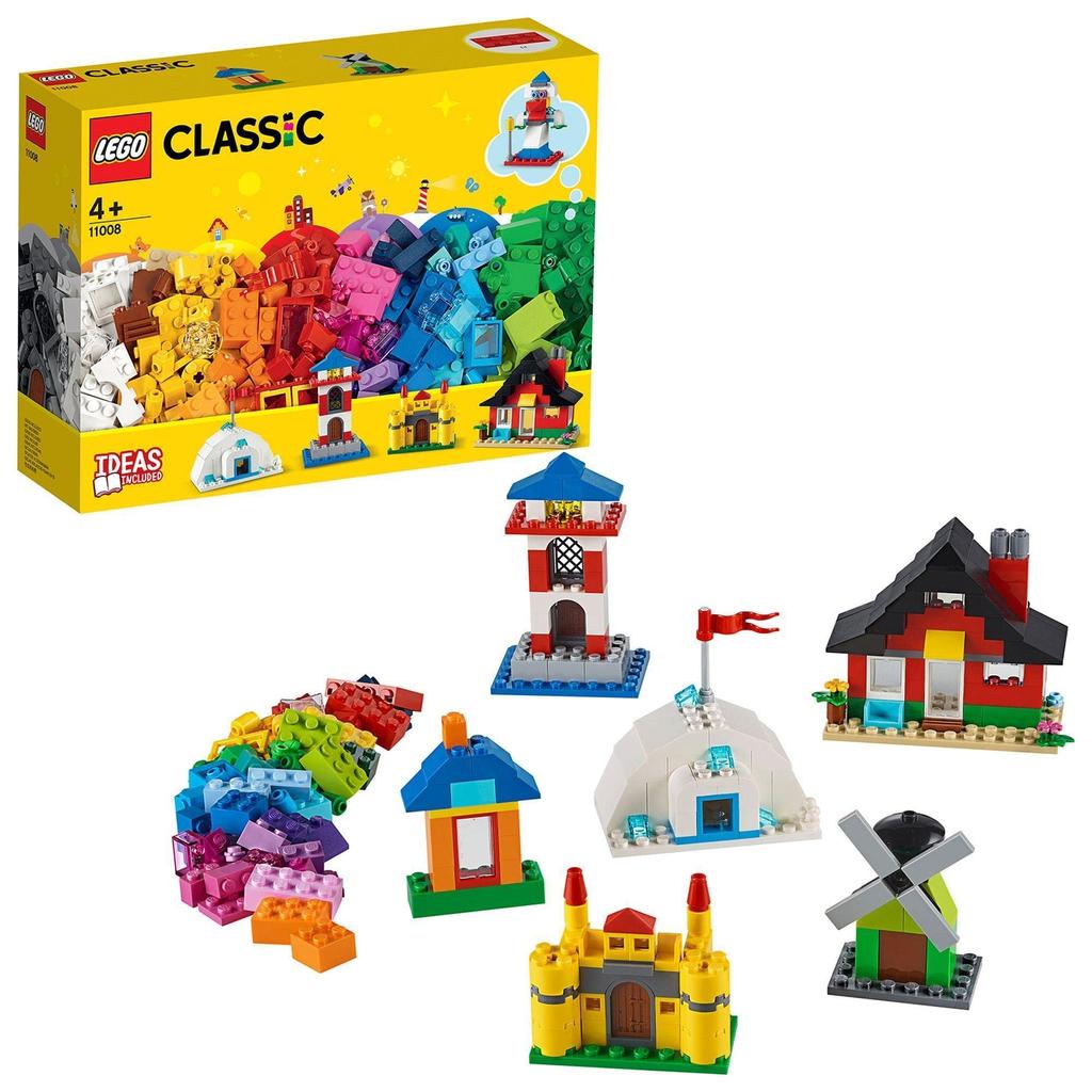 LEGO Classic Idea Parts 11008 Toy Block Present Jewelry Craft Boys Girls 4 Years Old and Up (Home Set)