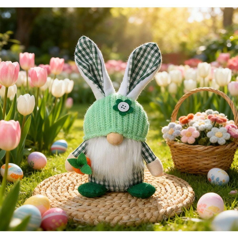 Easter Gifts Faceless Couple Doll Easter Decor Bunny Dwarf Ornament Desktop Decor
