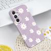 Tender Daisy Phone Case For Samsung Galaxy A54 A34 A24 A14 A04 A73 A53 A33 A23 A13 A72 A52 A32 4G 5G Film Hard Cover