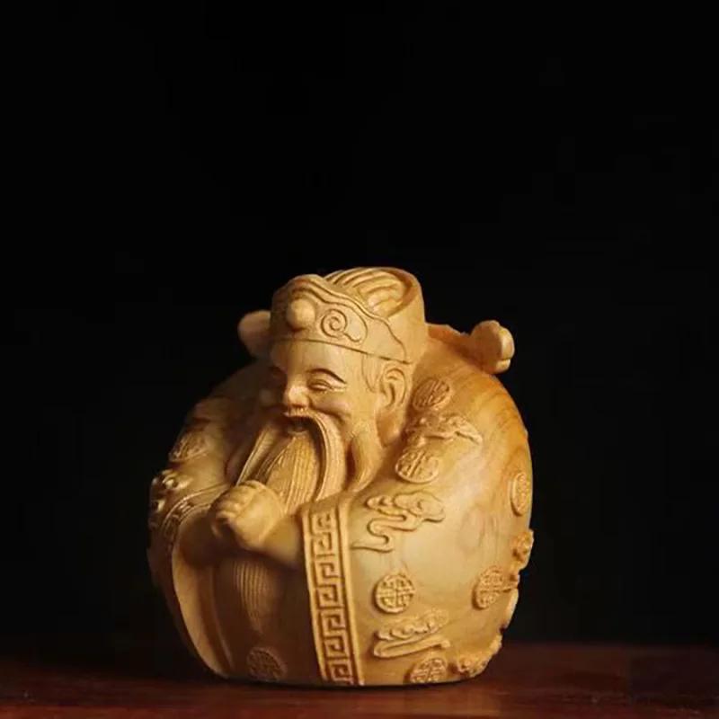 Китайский стиль натуральное дерево резные фигурки скульптуры предметы интерьера офисы фен-шуй статуи украшения