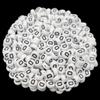 50Pcs 7mm 26 Letter Loose Beads DIY Crafts for Jewelry Making Necklace Bracelet Making