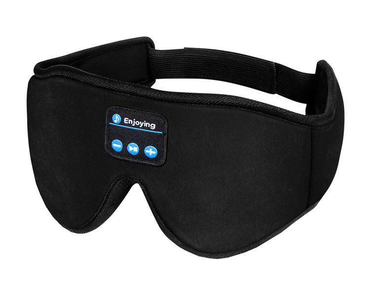 3D беспроводная маска для сна Bluetooth 5.0 с бинауральным стереозвуком и блокировкой света