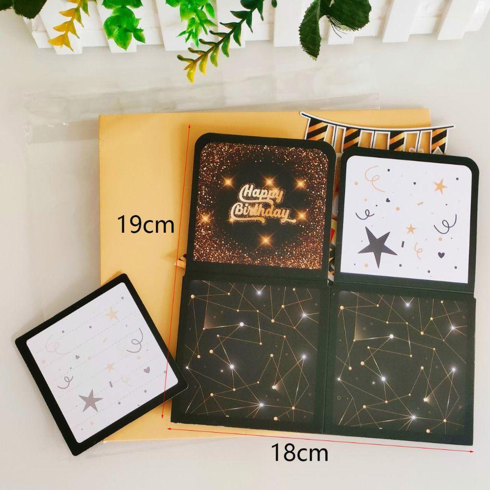 Thank You Cards 3D Pops-up Bouquet Gift Thanksgiving Greeting Cards New Paper Flowers