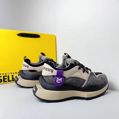 Туфли Waffle Forrest Gump, бархатные женские туфли 2025 года, осень-зима, новые туфли для папы, универсальные, увеличивающие рост, на платформе, спортивные, повседневные туфли