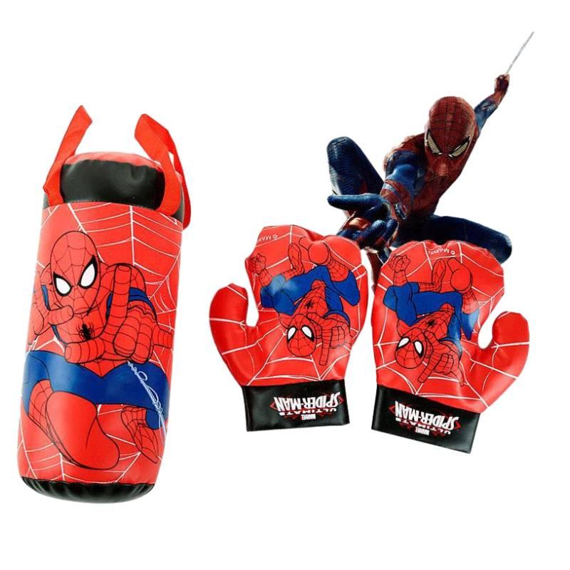 Disney Marvel Spider-man Boxing Toy Red Plastic Punching Gloves For Kids 2-5 Stress Relief