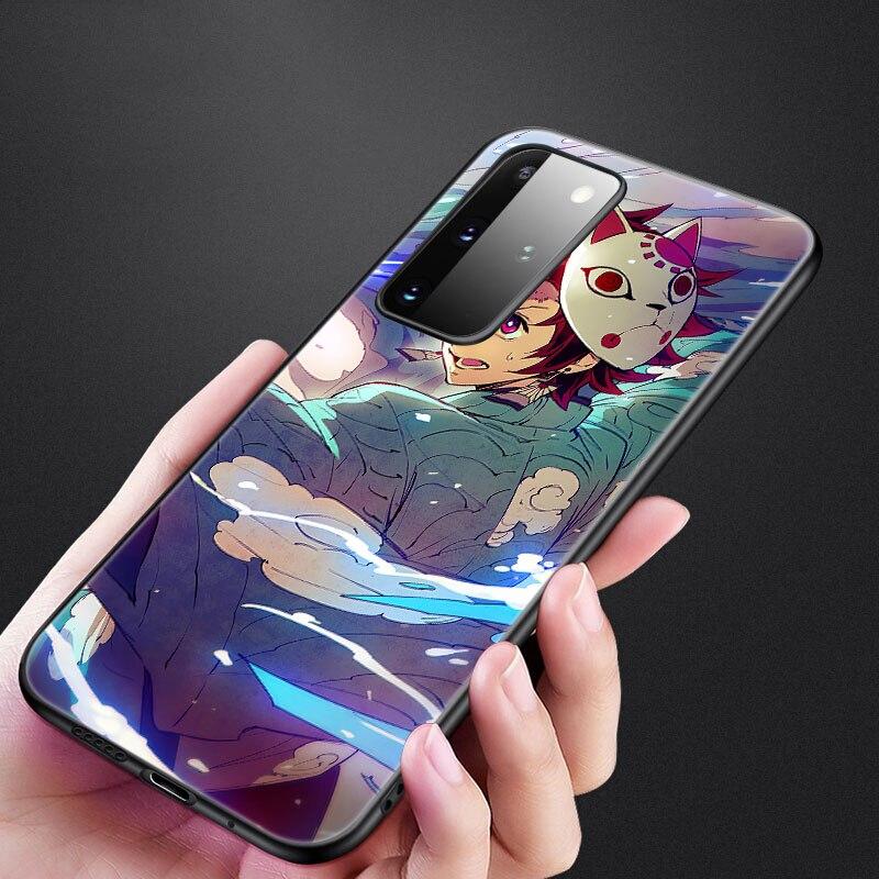 Чехол Kimetsu No Yaiba Demon Slayer в стиле аниме для Samsung Galaxy S20 S21 FE S10 Lite Note 20 10 Lite S8 S9 S10E S10 Plus Ultra Cover