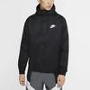 Nike FW22 Logo Print Hooded Jacket Men Outerwear Black DC4113-010