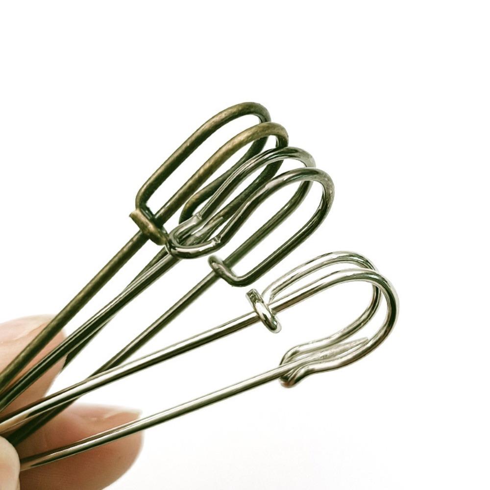 10pcs Metal Large Safety Pins 50/60/70mm Craft Making Materials High Quality Brooch Pins DIY