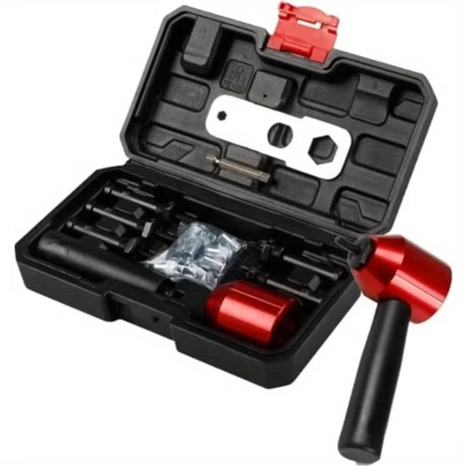 26 шт. Электрический преобразователь заклепочной гайки Метрический Имперский Заклепочный пистолет Заклепочный пистолет Многофункциональные Слесарные инструменты