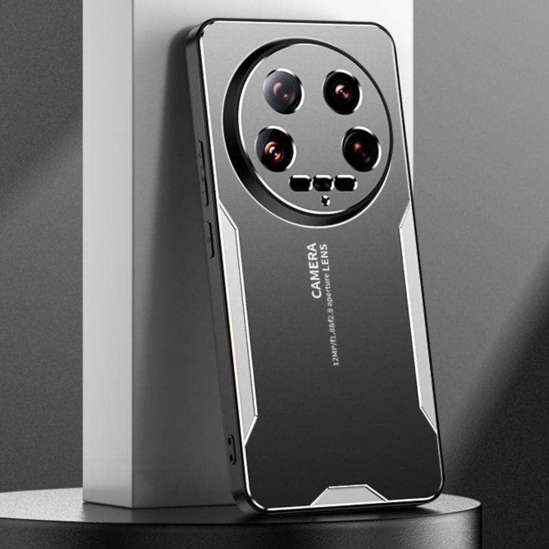 Для Xiaomi 14 Ultra чехол металлический алюминиевый чехол защитный объектив Frost чехол для Xiaomi mi 14 Ultra предотвращает появление отпечатков пальцев металл + ТПУ