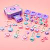 87Pcs Little Bear Diy Versatile Magic Book Cream Glue Goo Card Hand Account Stickers Children'S Toys Diy Jewelry Storage Box