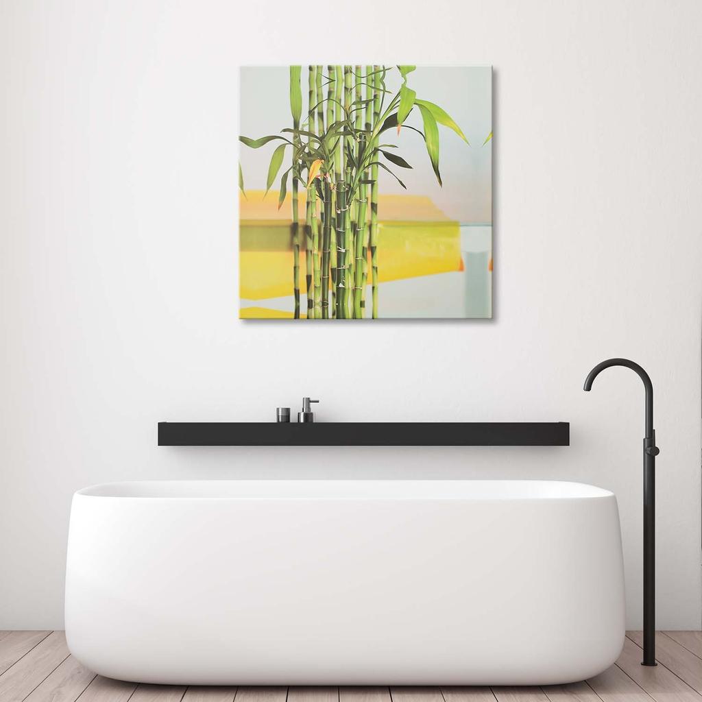 Canvas Print Bamboo Leaves Zen Spa