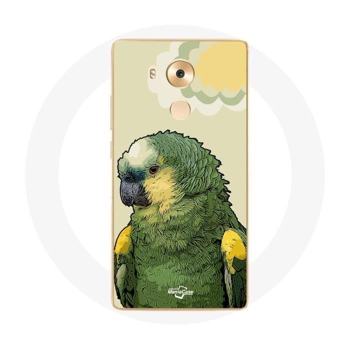 Coque pour Huawei Mate 8 Amazone Perroquets Vert