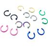 Small Stainless Steel Stud Earrings Circular For Women Lip Rings Body Piercing Nose Rings Jewelry