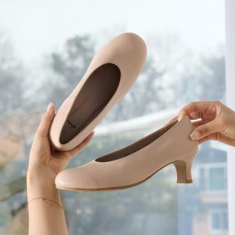 Jisyu Women Natural Leather Linka Basic Pumps Gsc 123