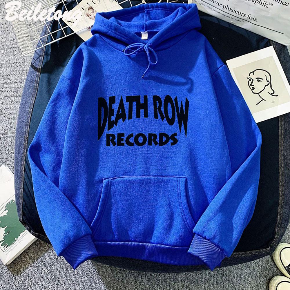 Cool Death Row Records LOGO Men Hoddie Fashion Casual Hoodies Long Sleeve Women/men Spring/Autumn Sweatshirt Harajuku Hip Hop
