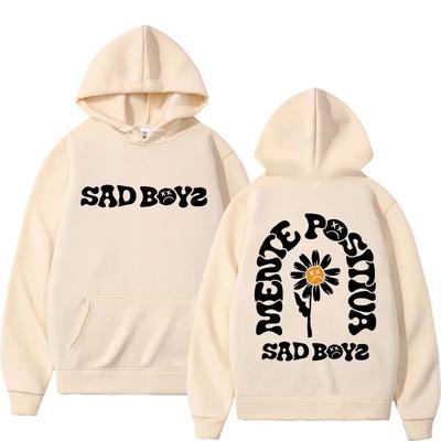 Осенне-зимние худи для юниоров H Sad Boys с принтом 'Позитивное мышление', мужские и женские худи оверсайз в стиле Y2k
