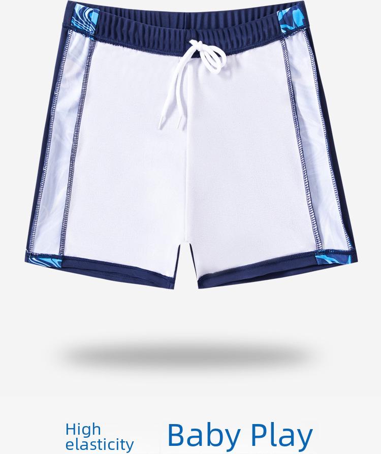 Новые детские купальники: Раздельные купальники для малышей, легкая пляжная одежда с короткими рукавами, купальники для мальчиков и плавки для детей крупного и среднего возраста