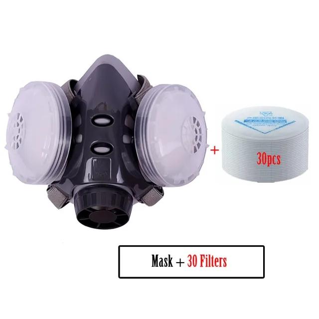 New 5-Layer Mask Haze Protection Work Self-Priming For Builder Carpenter Daily Filters Face Shield Dust  Safety