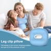 Подушка для коленей для спящих на боку Подушка для ног из пены с памятью с ремешком Выравнивание позвоночника Подушка для ног для беременности для облегчения боли в бедре, спине, при ишиасе