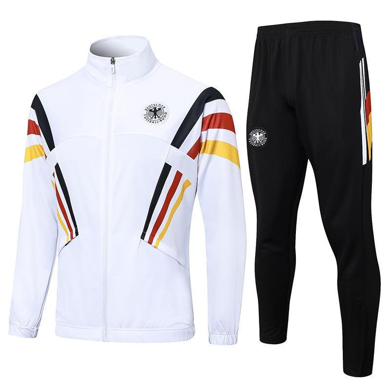 2024 country captain zipper Argentina Portugal Italy Brazil Germany warm-up jersey football jersey