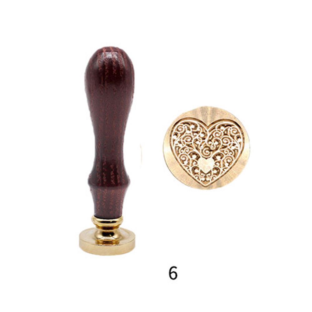 Штамп для восковой печати в стиле ретро для оформления открыток приглашений