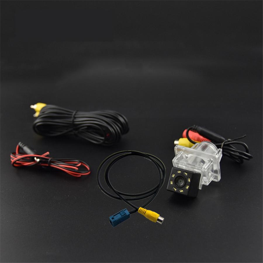 Автомобильная 8LED камера заднего вида для парковки для Mercedes Benz C Class W204 C300 C350/63 AMG