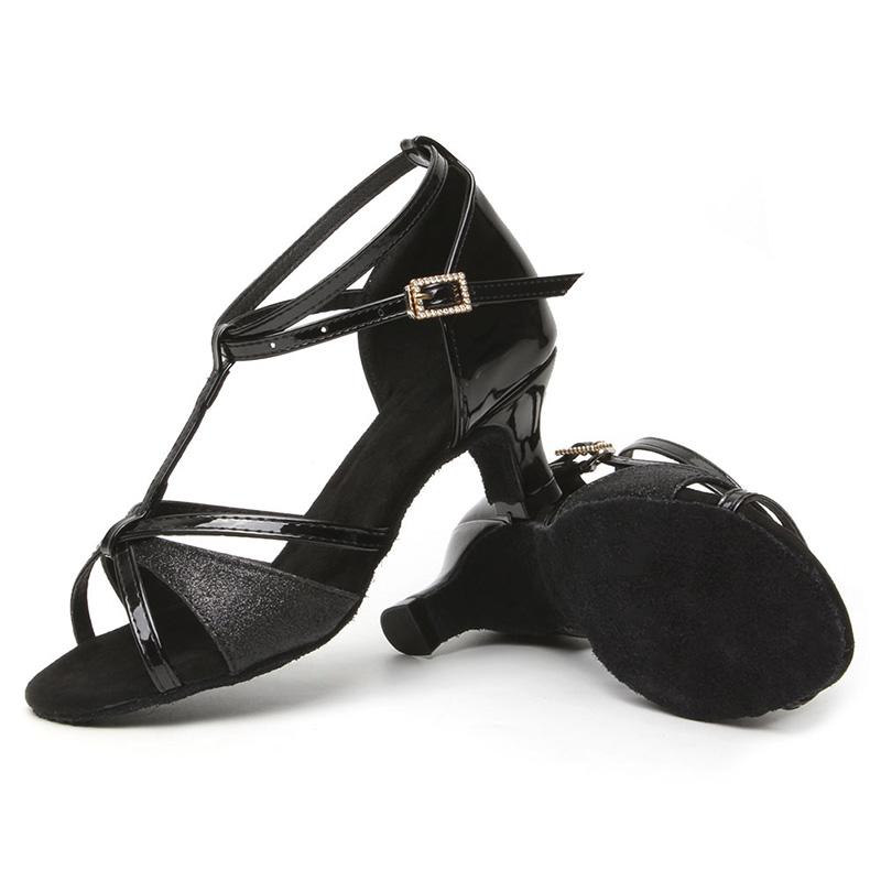 Туфли для латинских танцев на среднем каблуке 5 см, женские туфли для бальных танцев, туфли для танго и сальсы