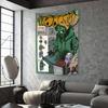 American Hip Hop Singer Tapestry Mf Dooms Printed Home Decor Aesthetics Wall Hanging Living Room Dormitory Party Background