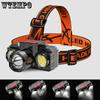 COB Outdoor Searchlight Home Portable USB Rechargeable Head-worn Torch Night Fishing Strong Light Headlamp
