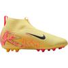 Nike Mercurial Superfly 10 Academy 'Kylian Mbappé' Anti Slip Wear Resistant Mid Top Kids' Soccer Shoes Light Yellow Sneakers HF3418-800