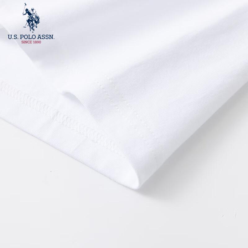 U.S. Polo Assn. Мужская футболка с коротким рукавом из 100% хлопка, плотная