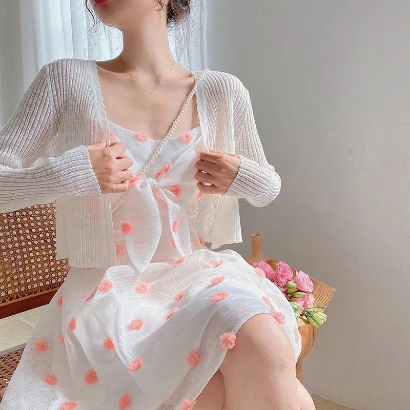 Shrugs Women Candy Color Sweet All-match Cape Elegant Long Sleeve Bolero Sun Shading Cardigan Cropped Shawls Chic Outwear