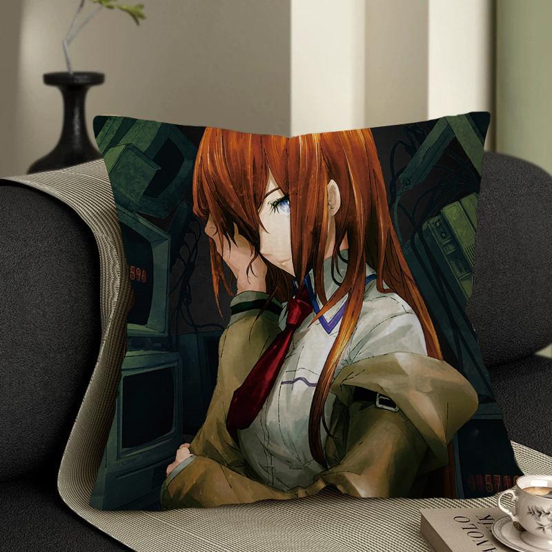 Наволочка Steins Gate toon Подарок Наволочка для подушки Спальня Дом Диван Кресло Сиденье Декор наволочка