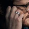 Модные кольца из нержавеющей стали медного цвета 8 мм для мужчин и женщин, никогда не тускнеющие, свадебные, для помолвки, мужские кольца, аксессуары для вечеринок