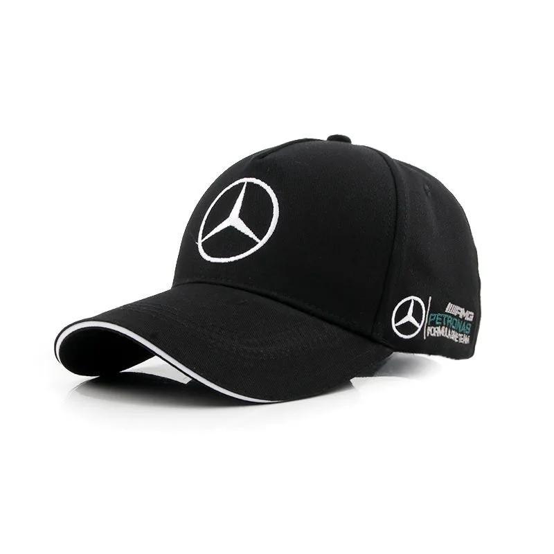 GMO3 Mercedes Benz Embroidered Car Adjustable Sports Baseball Casual Hat Mercedes Benz Baseball Hat Big G Hat F1 Racing Motorcycle Du
