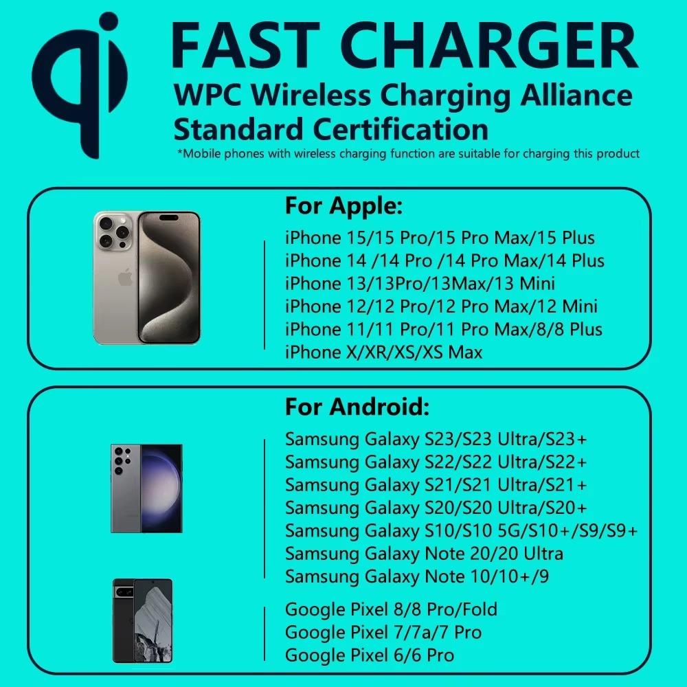 Wireless Car Charger Qi 15W Fast Charging Pad for Toyota Corolla Cross XG10 2022-2024 Car Accessories Wireless Charger Center