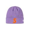 New Era Шапка-бини Supreme xFW19 WEEK 13 с S-логотипом - Бархатная шапка, одинаковый стиль для мужчин и женщин, фиолетовая SUP-FW19-10681