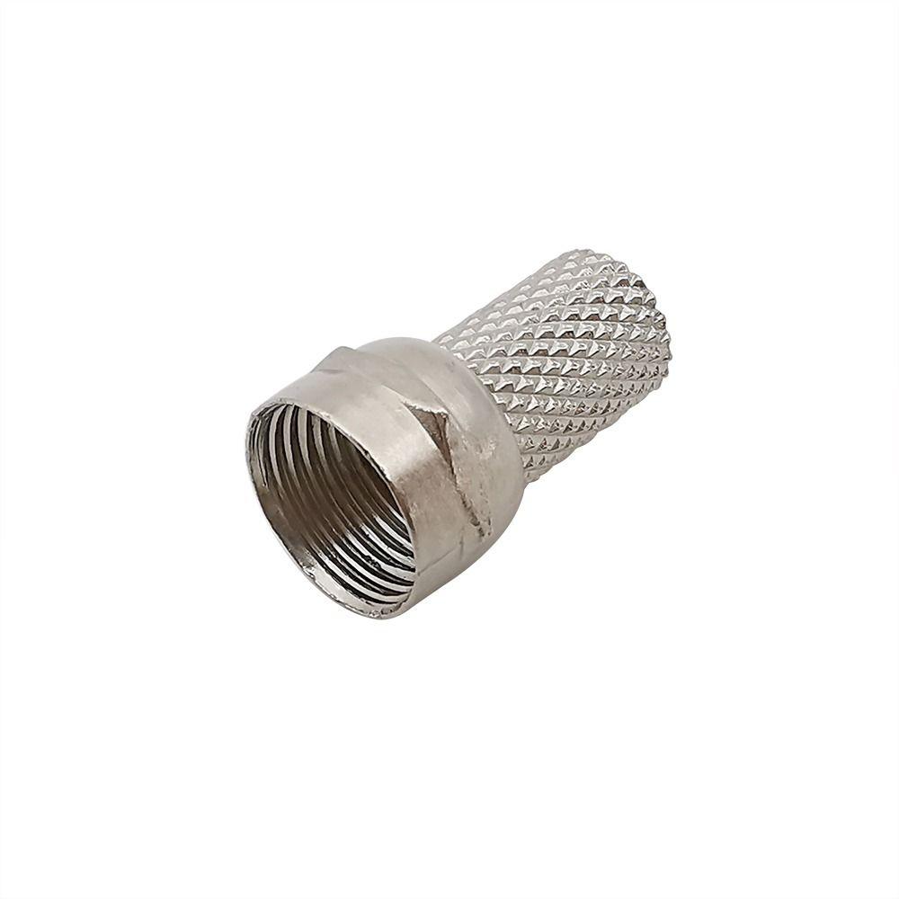 10Pcs 75 Ohm F Type Coaxial Adapter Coax Cable Quick Connector for TV Satellite Antenna Coax Cable