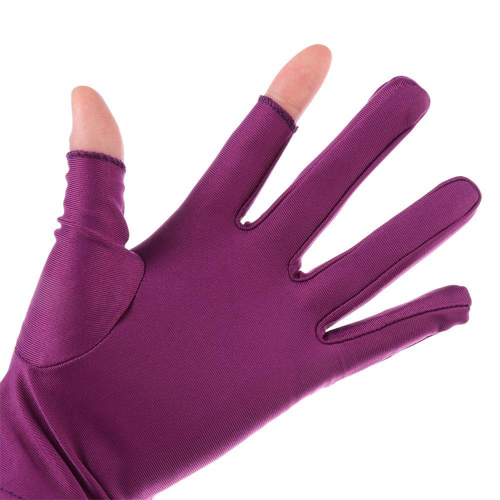 Sun Protection Two Finger Touch screen Driving Gloves Summer Mittens Thin Spandex Gloves